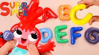 The Alphabet Is So Much Fun | super simple songs clay cracking ASMR 166 #234