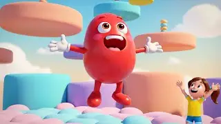В игре Fall Guys Wobbly Bean, запущенной с помощью беспилотного летательного аппарата AV1 | Детск...