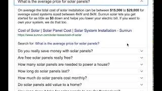 People Also Ask Dropdown Example