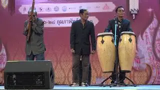 ออนซอนลายแคน พ่อสมบัติ สิมหล้า หมอแคนเทวดา@ตลาดนัดวัฒนธรรม【Isan Lam Ploen】