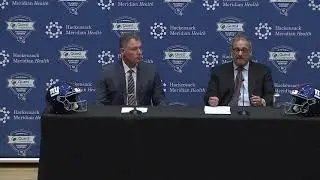 Dave Gettleman and Pat Shurmur discuss Why they decided to Select Daniel Jones & More