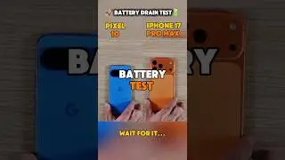 🔋⚡IPHONE 17 PRO MAX Vs PIXEL 10 - BATTERY DRAIN TEST!!