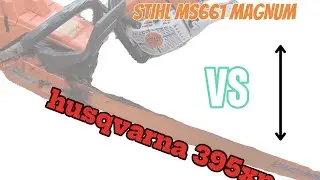 #22 Epic Chainsaw Face-Off: Husqvarna 395xp vs Stihl MS661 - You Won't Believe the Winner!#chainsaw