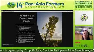Experiences in Commercial Growing of Biotech Crops - gm canola, gm corn and gm sugarcane