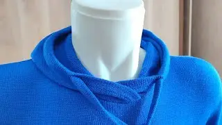 2 (ХУДИ)   КАПЮШОН,  ВЫКРОЙКА И ТЕХНИКА ВЯЗАНИЯ.