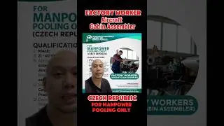 Factory worker sa Czech Republic #shorts #jobs #jobsearch #factoryworker #aviation  #jobseeker