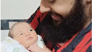 രാധകുഞ്ഞിൻ്റെ ജാതകർമ്മം #Jāthakarma samskāra #radha #cutebaby #love #baby girl #newborn