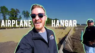 WE'RE BUILDING AN AIRPLANE HANGAR
