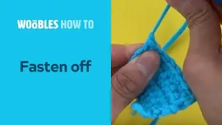 How to fasten off in crochet