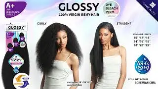 Glossy - Wet & Wavy Bohemian Curl