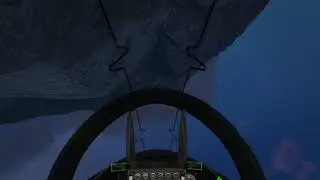 Single wing landing attempt - Cockpit view