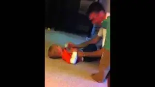 Big al and frank the tank giggle with dad