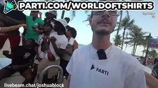 Fans chase after frybaggers on Josh Block's Livestream with Jack Doherty (June 7th, 2025)