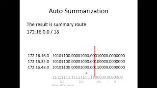 Ch 2 Static Routing Route summarization
