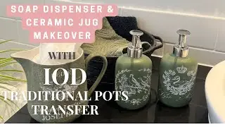 Ceramic Jug & Soap Dispenser