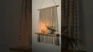 Macrame Wall hanging shelf #macrame #malayalam #kerala #trending