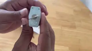 Hannon Solid iron long nose padlock