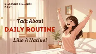 Speak English FLUENTLY About Your Daily Routine | B1 English Shadowing Challenge - Day 1