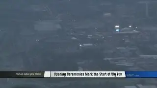 Crowd Packs Ballpark For CWS Launch