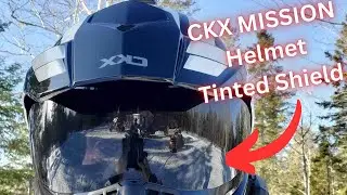 CKX Mission Helmet Tinted Shield Visor Install How To Review