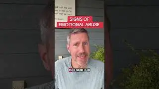 SIGNS OF EMOTIONAL ABUSE 