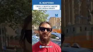 Dramma a Napoli, crolla montacarichi al Rione Alto: tre operai morti #napoli #rionealto #operai