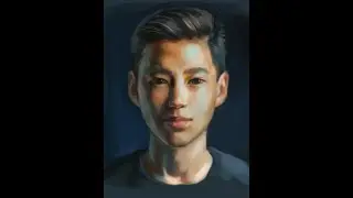 001_Быстрое рисование портрета / Quick digital portrait painting