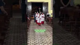 Par&oacute;quia S&atilde;o Francisco de Assis - prociss&atilde;o de entrada #fe