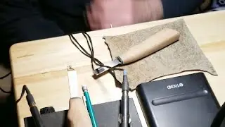 Wood Burning A Knife Handle