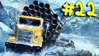 SnowRunner - Walkthrough - Part 22 - Pipe Dream (PC HD) [1080p60FPS]