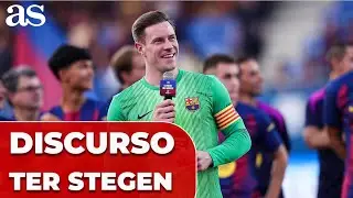 DISCURSO COMPLETO de TER STEGEN en el trofeo JOAN GAMPER