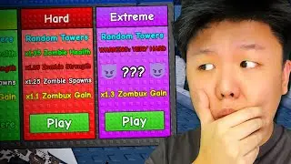 AKU INGIN MENCOBA MODE EXTREME DI ROBLOX TOWER OF ZOMBIES!!