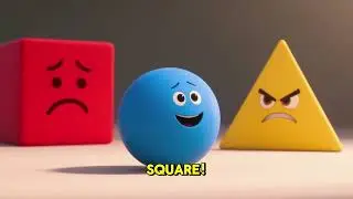 The Shapes Learn Feelings for the First Time ❤️ | Emotional Learning Story for Kids