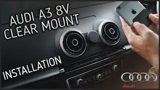 Clear Mount Magnetic Phone Holder - Audi A3 8V 2013+ INSTALL!