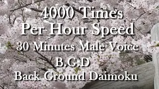 Male Voice Daimoku. 30 Minutes Long. 4000 Times Per Hour Speed. Nice Support For Your Chanting.