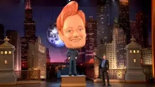 Unveiling The Giant Conan Bobblehead, Chicago's Newest Public Monument - CONAN on TBS