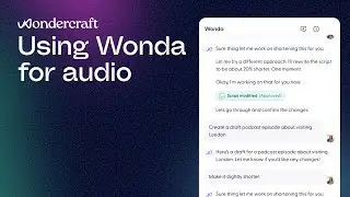 AI Audio Editing in Wondercraft with Wonda