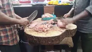 fastest chicken 🐔 cutting in India chicken cutter