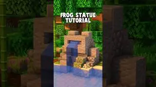 A Minecraft Frog Statue #Minecraft #MinecraftBuilds