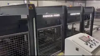 3200 x 6100 1+1 Kapı Presi  Max 250 Bar. Yüzey Sacı Tek Parça St 52 Plc Ekran Kızgın Yağ Isıtmalı.