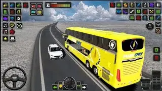 Realistic US Bus Simulator Gameplay | American City Bus Driving & Passenger Transport
