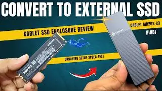Convert Internal SSD to Portable SSD ⚡ Cablet MD202-C3 NVMe Enclosure Review