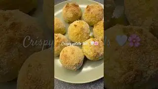 Crispy potato balls filled with minced meat #beef #easy #healthy #healthyfood no oil #tasty #quick