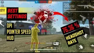 Best Headshot Settings 🎯🔥 | Xiaomi Poco F1 | Free Fire &hearts;️