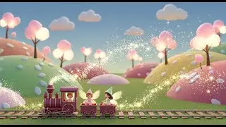Choo Choo Train &ndash; Cotton Candy Rail | Fun Kids Song | Sweet Train Adventure