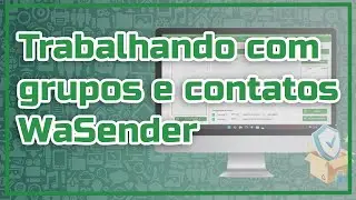 WaSender | Aula 06 - Grupos e Contatos #auto&ccedil;&atilde;o #whatsapp #leads #chatbot