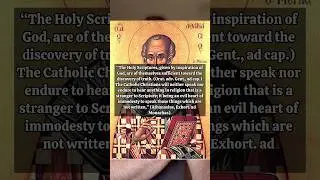 Sola Scriptura is wrong?? #catholic #orthodox #protestant #apologetics