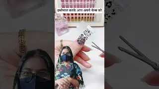 this sticker is amazing for nail art #nailinspo #flipkartvip #makeup #kurtadesigns #kurtaset #metal