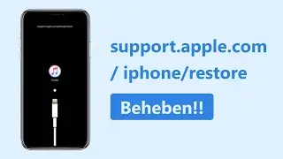 💯support.apple.com/iphone /restore&rsquo;&rsquo; auf dem Bildschirm des iPhone anzeigt? Hier sind 4 L&ouml;sungen!!