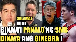 GINEBRA NAKAKA GULAT PBA BINAWI ANG PANALO NG SMB | BADNEWS KAY TROY ROSARIO !